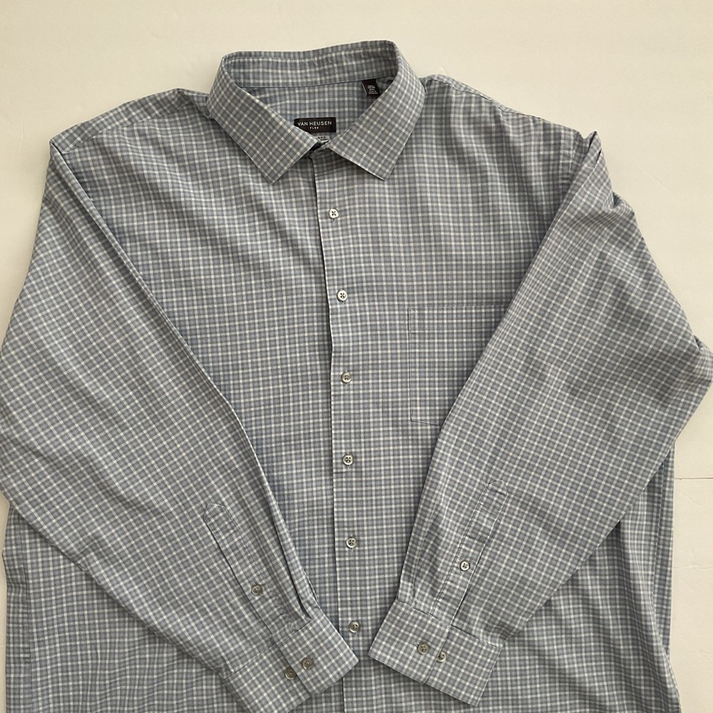 Van Heusen Shirt Flex Regular Fit Size 2XL